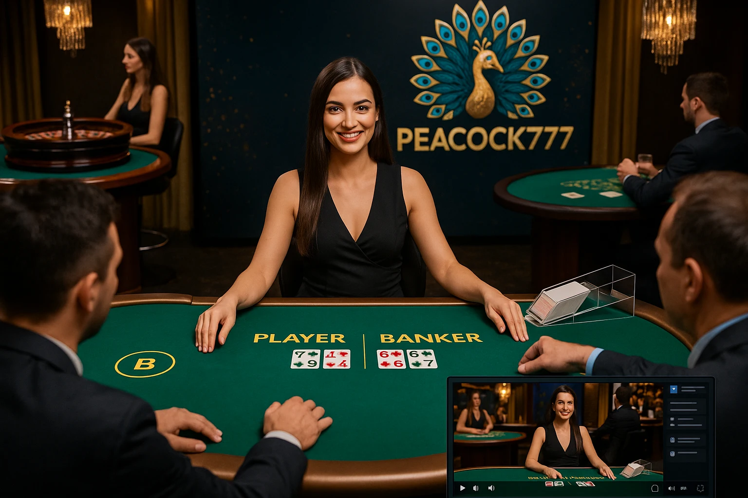 O PEACOCK777 Live Casino lança promoções regularmente