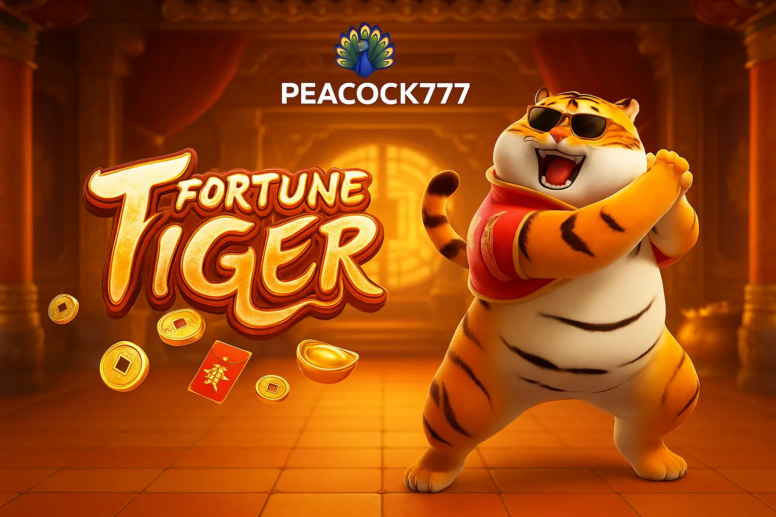 Fortune Tiger é um jogo imperdível no PEACOCK777 Casino