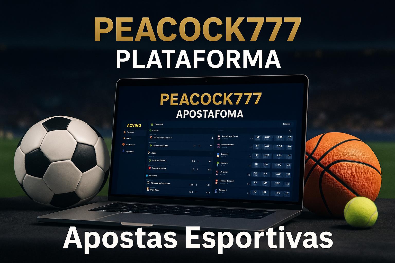 Apostas esportivas no cassino online PEACOCK777