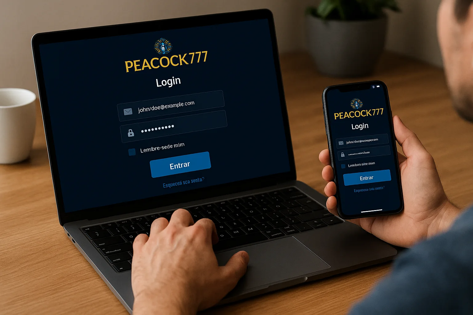 Registro na PEACOCK777 Garante Acesso a uma Vasta Seleção de jogo